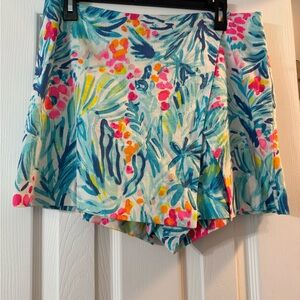 Lilly Pulitzer Colorful Tropical Print Skort